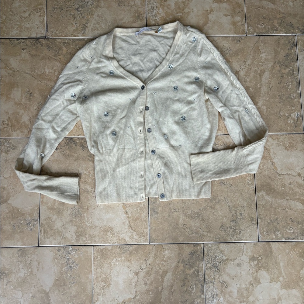 & Other Stories Cream Knit Sweater